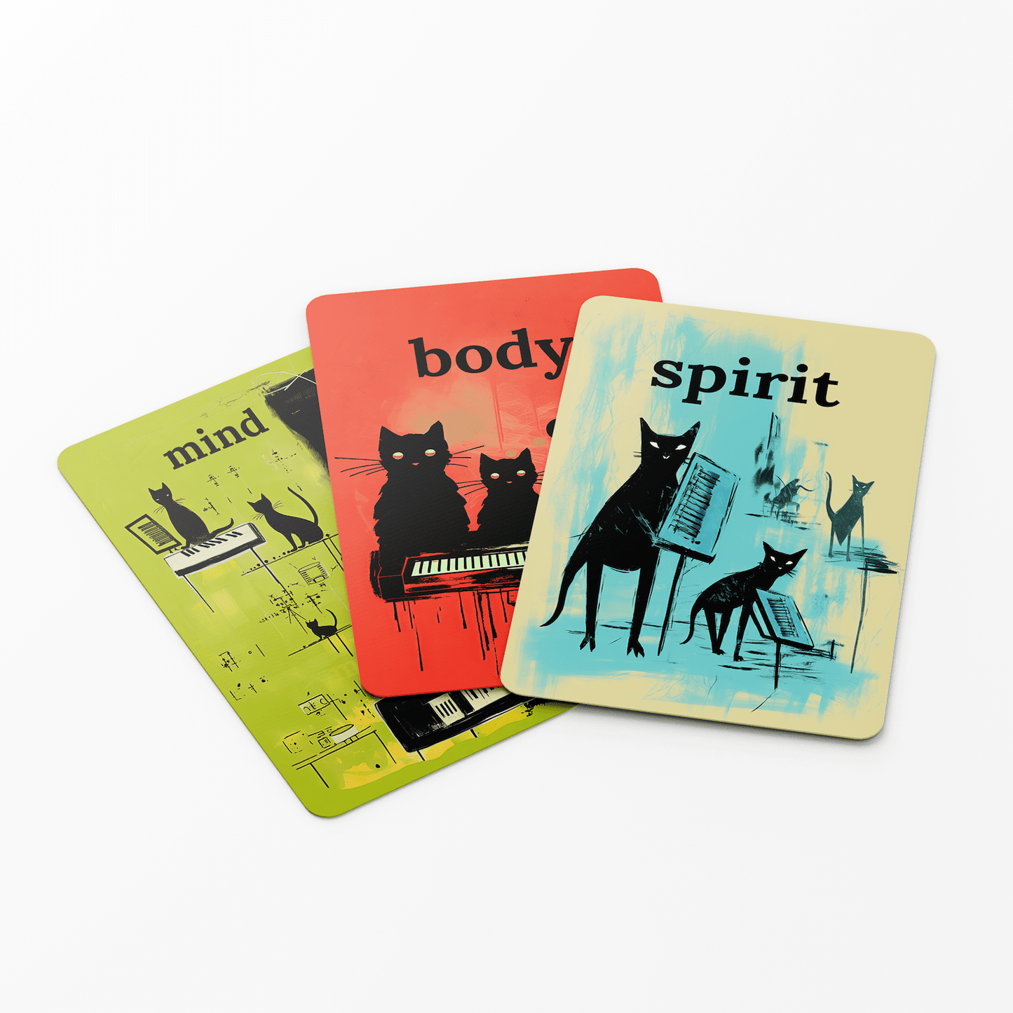 Three Cats Series Three: Origins Card Deck for Musicians