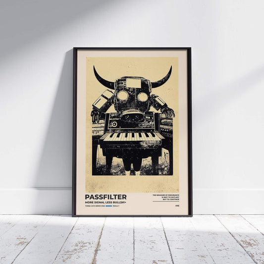 Print #46 Three Cats S1 Poster: The Measure Of Endurance Is Not To Outlast But To Continue