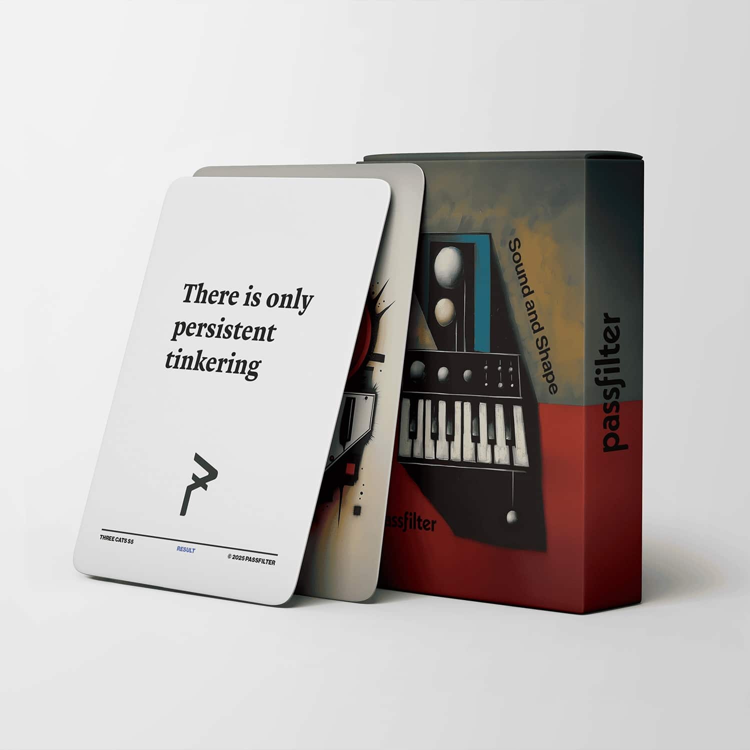 Three Cats Series Five: Sound and Shape Card Deck for Musicians — deck and tuck box