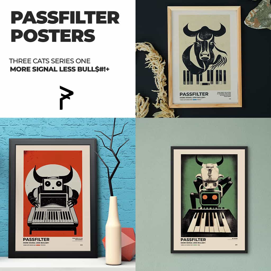 Posters - Three Cats Series One – Passfilter