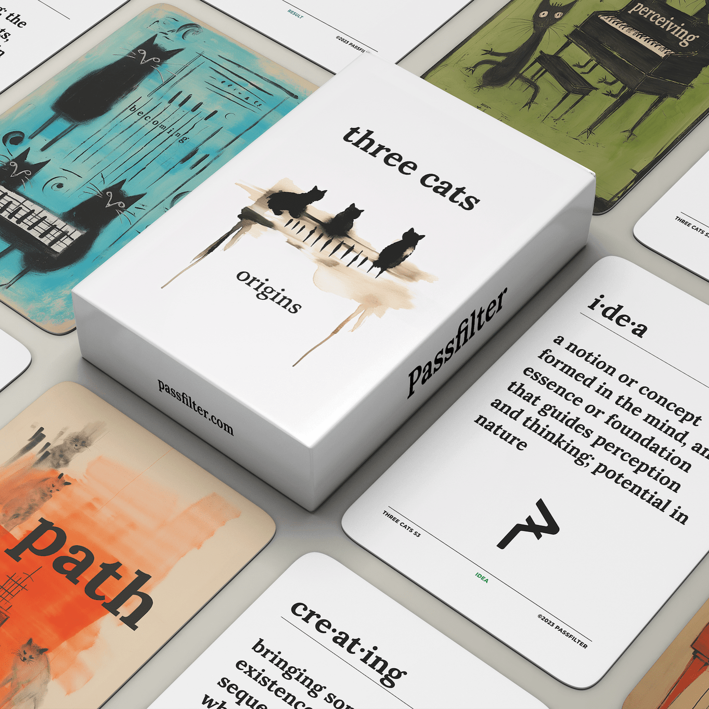 Three Cats Series Three: Origins Card Deck for Musicians